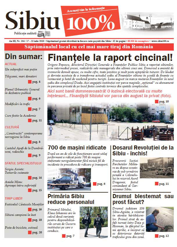 Sibiu 100% Editia 104