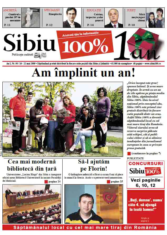 Sibiu 100% Editia 50