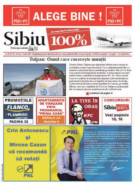 Sibiu 100% Editia 52