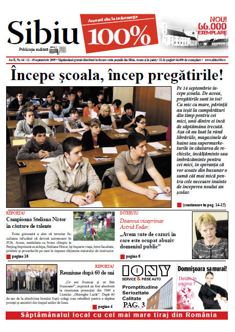 Sibiu 100% Editia 64