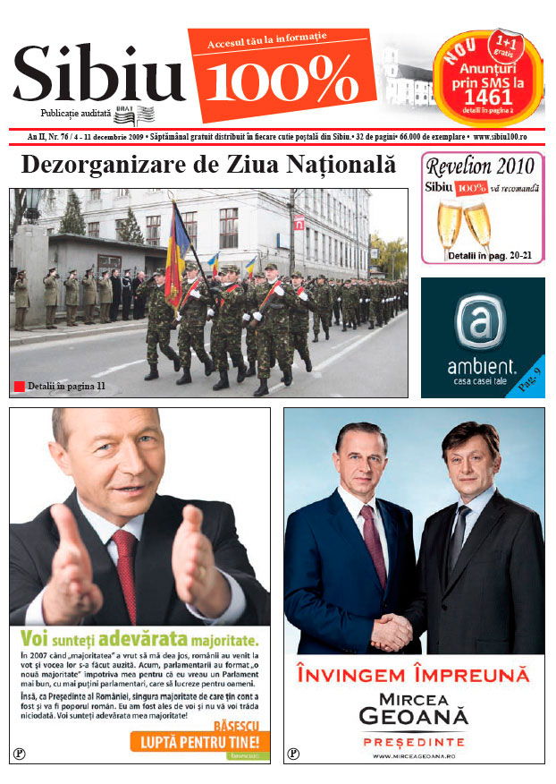 Sibiu 100% Editia 76