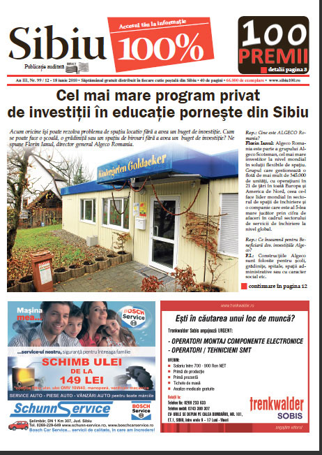 Sibiu 100% Editia 99