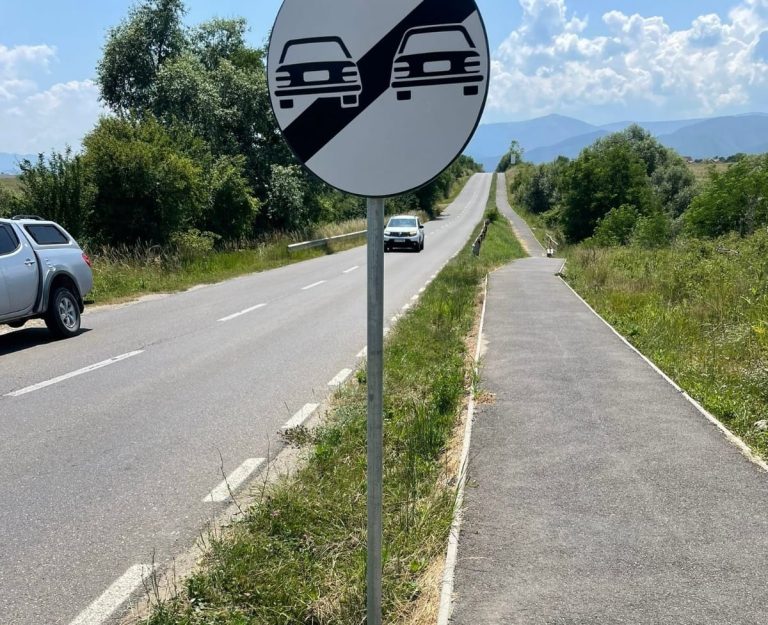 Reparații finalizate la drumul dintre Porumbacu de Jos și Porumbacu de Sus