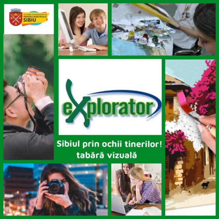 Sibiul prin ochii tinerilor din tabăra vocațională vizuală