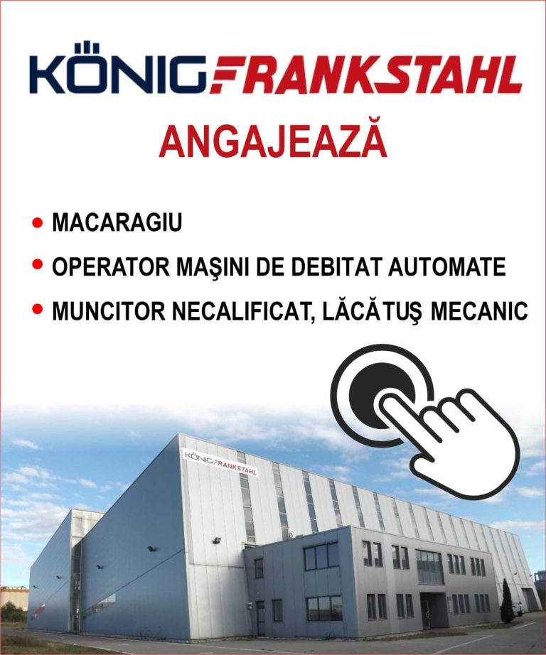 Locuri de muncă Sibiu – KONIGFRANKSTAHL