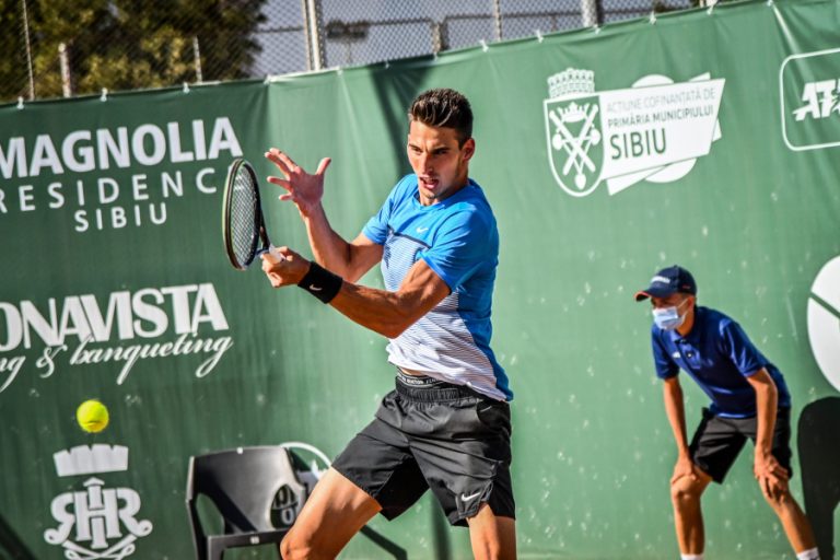 Victor Cornea, principalul favorit al turneului de dublu și primul sibian care are șanse să joace într-un Grand Slam.