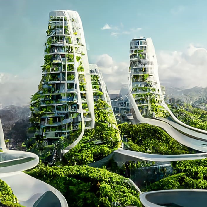 Un architect a cerut unui AI să proiecteze zgârie-norii viitorului