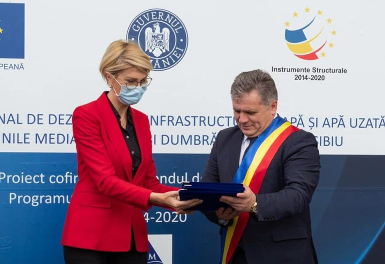 Peste 76 de milioane de euro pentru proiectul de apă și canal din regiunile Mediaș, Agnita și Dumbrăveni