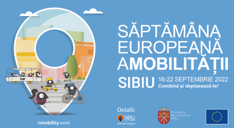 Săptămâna Europeană a Mobilității la Sibiu aduce numeroase activități gratuite, de săptămâna viitoare