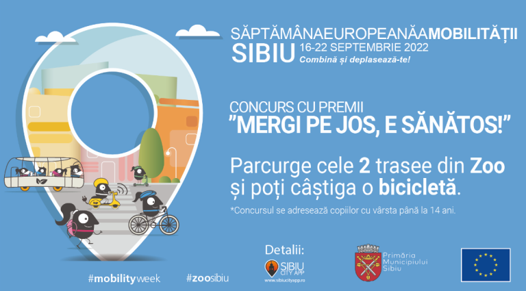 Concurs dedicat copiilor: Mergi pe jos, e sănătos!