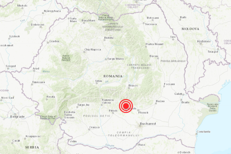 Cutremur cu magnitudinea de 4,2 în Muntenia