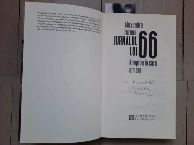 ”Jurnalul lui 66. Noaptea în care am ars”