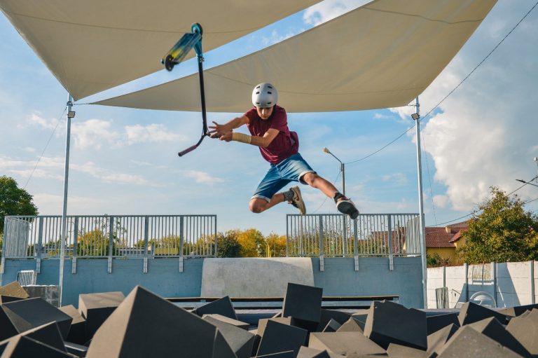 Instalație foam pit pentru Skate park-ul Obor