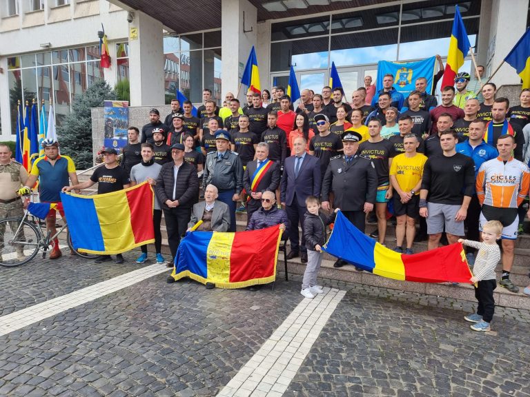 FOTO Ștafeta Veteranilor a ajuns la Mediaș