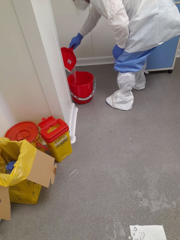 FOTO: Inundație la Spitalul Județean Sibiu – Secția ATI COVID