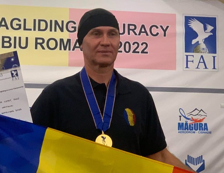George Coteț a câștigat Campionatul European de Precizie de Parapantă FAI