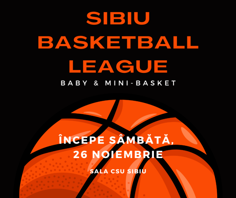 Sibiu Basketball League – competiţia de top a baschetului juvenil sibian la debut