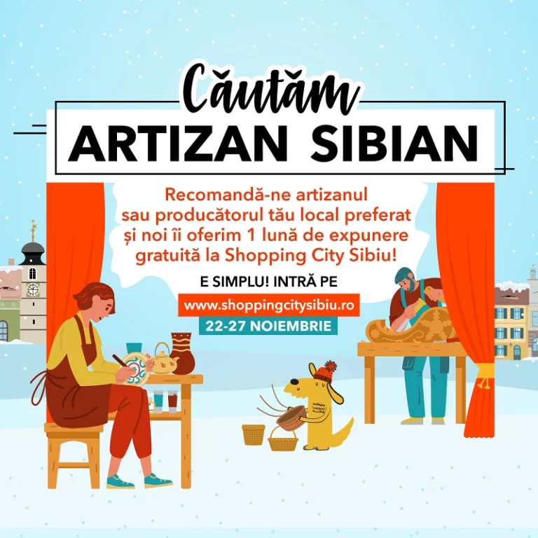 <strong>Câștigă o lună de expunere gratuită la Shopping City Sibiu, în decembrie</strong>