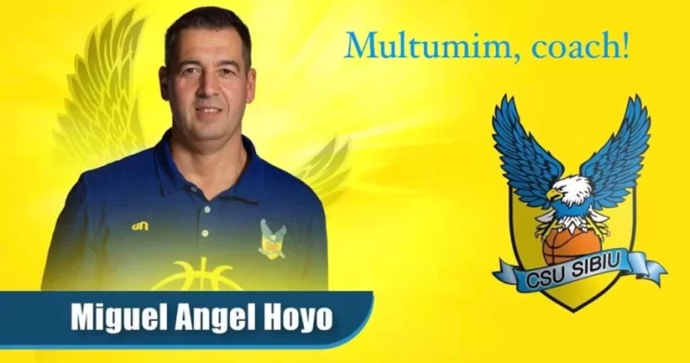 Antrenorul Miguel Angel Hoyo şi CSU Sibiu au încheiat parteneriatul