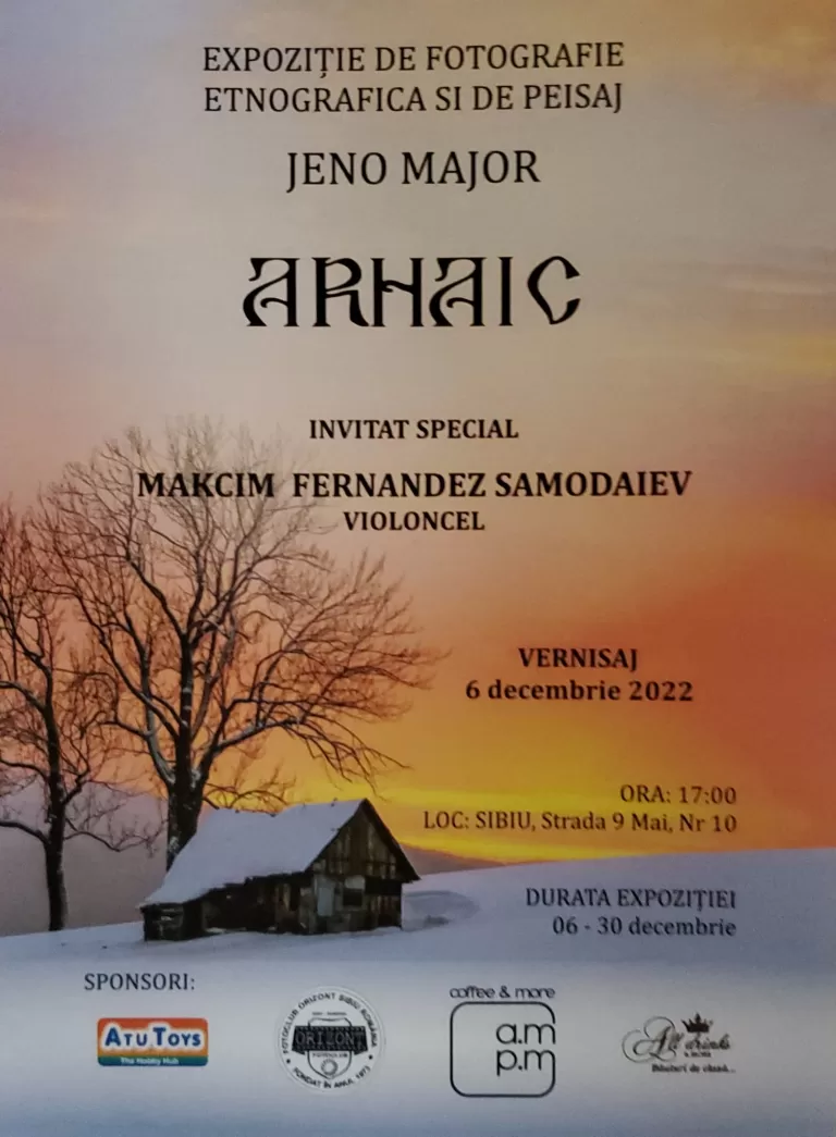 Expoziţie inedită de fotografie etnografică şi de peisaj marca Jeno Major