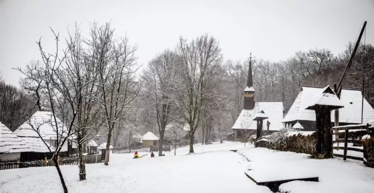 Programul slujbelor religioase la Biserica din Muzeul în aer liber din Dumbrava Sibiului pentru Sărbătorile de iarnă