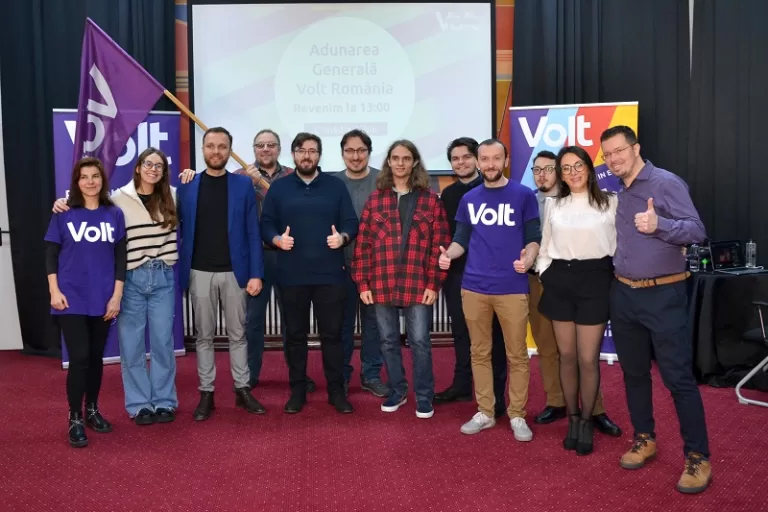 Cisnădia, gazda Adunării Generale Naționale a partidului Volt România