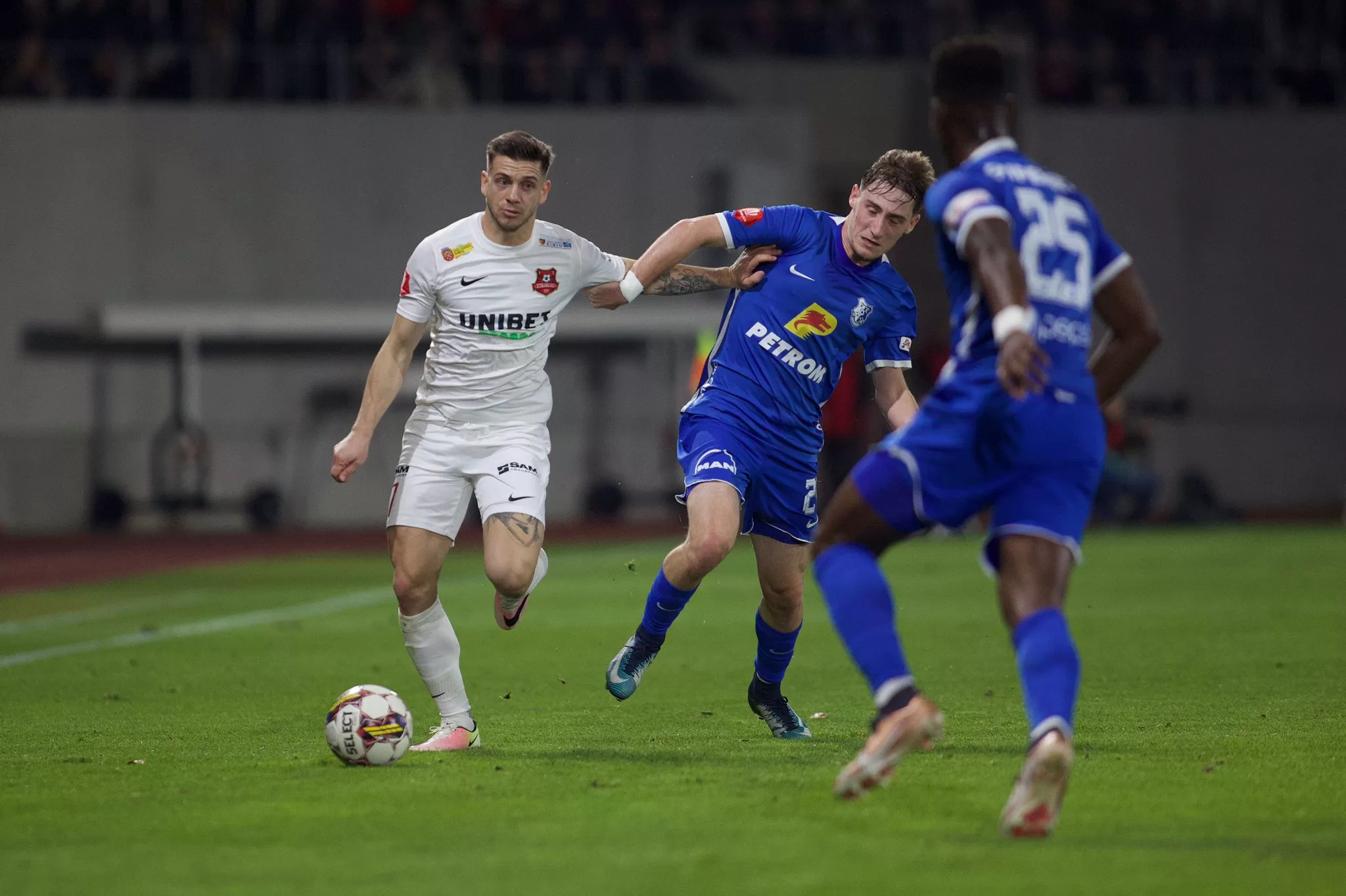 SIBIU - FOTBAL - SUPERLIGA - FC HERMANNSTADT - U CLUJ - 28 AUG 2023 -  Inquam Photos