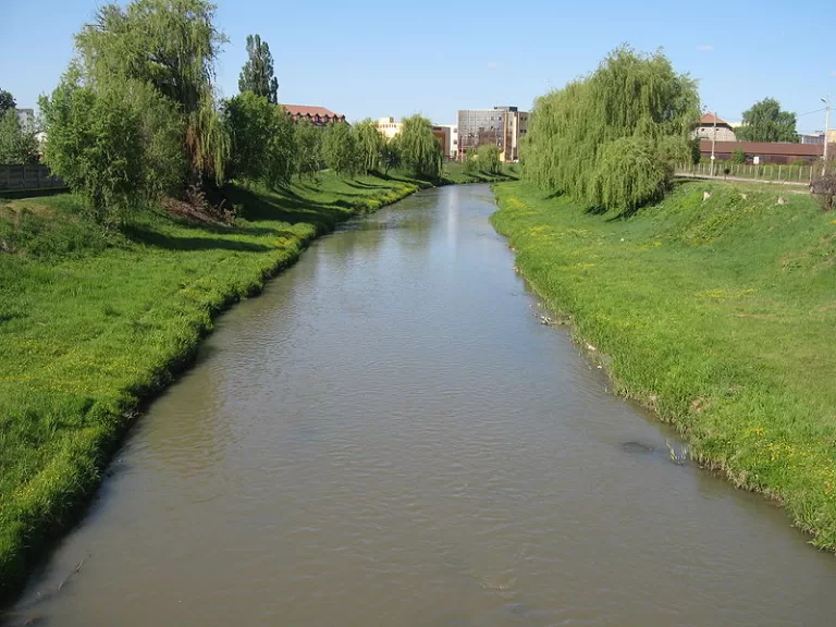 Sistem plutitor de colectare a deşeurilor pe râul Cibin