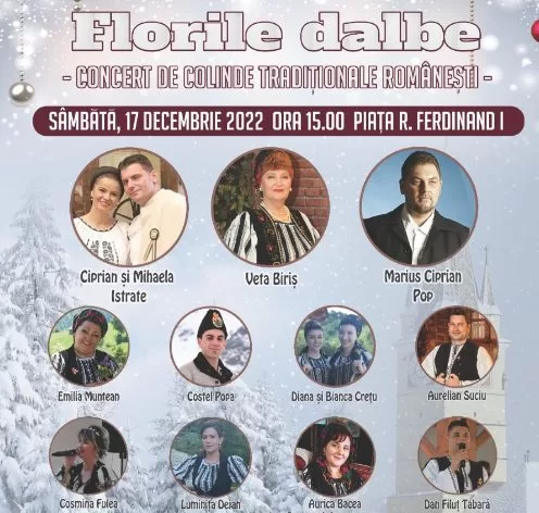 Concert de colinde tradiționale în Mediaș