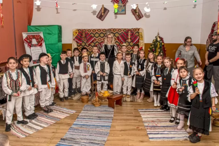 Șezătoare clasă pregătitoare la Școala Regele Ferdinand din Sibiu