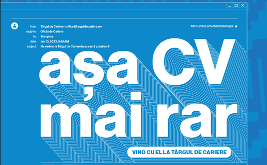 Târgul de Cariere se întoarce la Sibiu la începutul lui martie