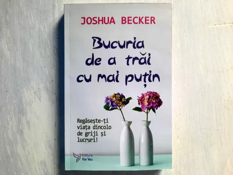 Minimalismul sau ”Bucuria de a trăi cu mai puțin”