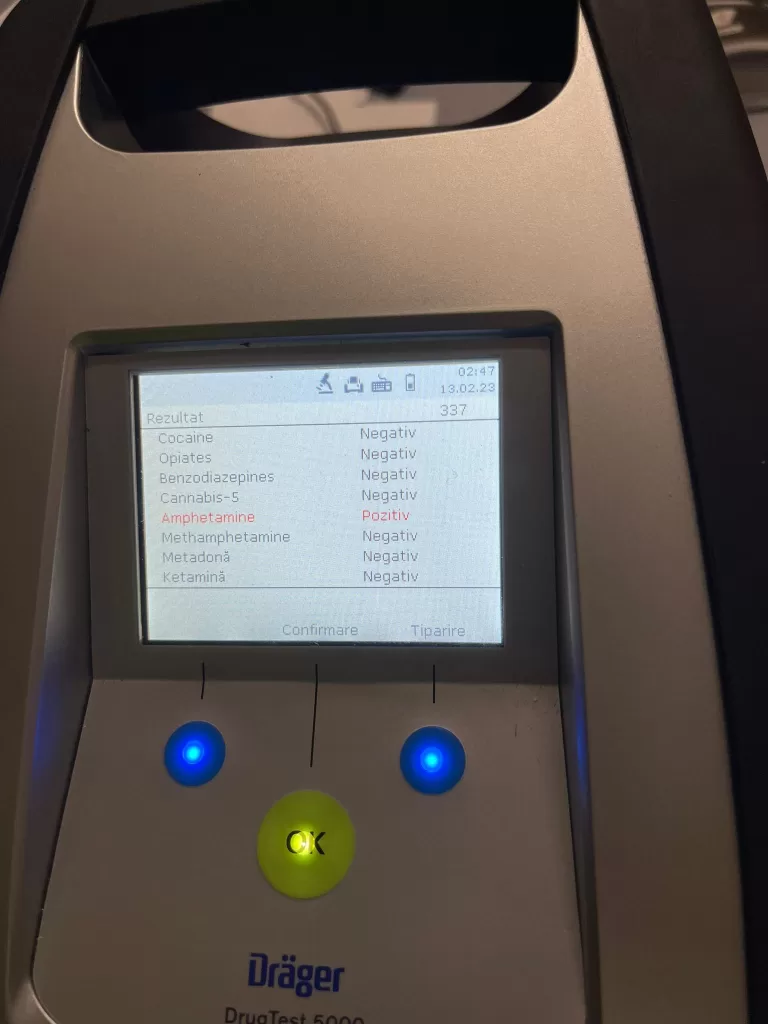 Tânăr descoperit la volan sub influența substanțelor psihoactive