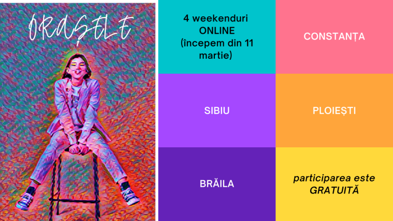 Ateliere online de scriere creativă și limbaj vizual, pentru adolescenții din Sibiu