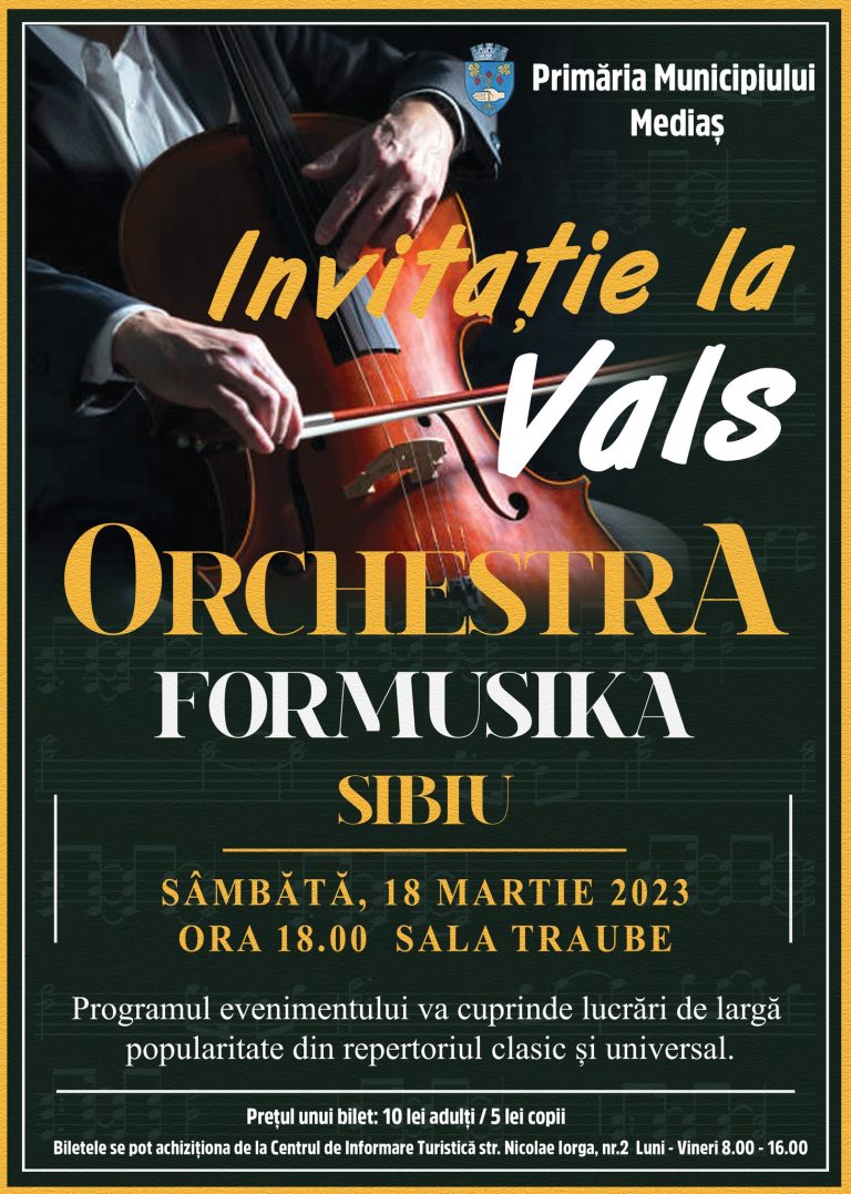 „Invitație la vals“ la Sala Traube din Mediaș