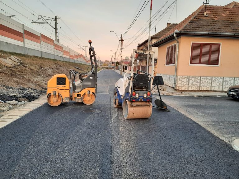 Lucrările de reabilitare și modernizare pe 9 străzi din Mediaș, aproape de finalizare