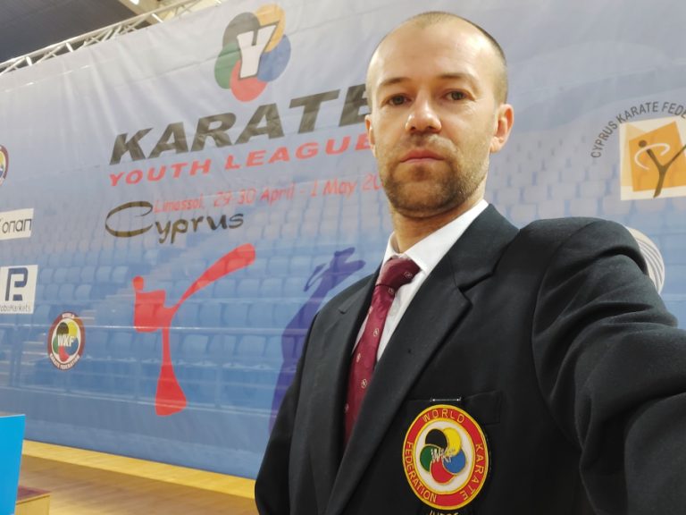 Marian Urluescu, competența în karate la nivel internațional
