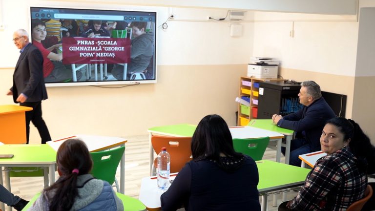 FOTO Proiect de 140.000 de euro pentru reducerea abandonului la Școala Gimnazială „George Popa“ din Mediaș