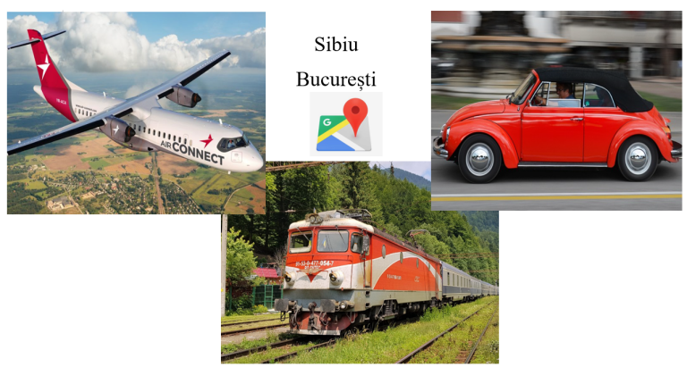 Cu ce să ajungem de la Sibiu la București (Otopeni)? Avion, tren sau mașină?