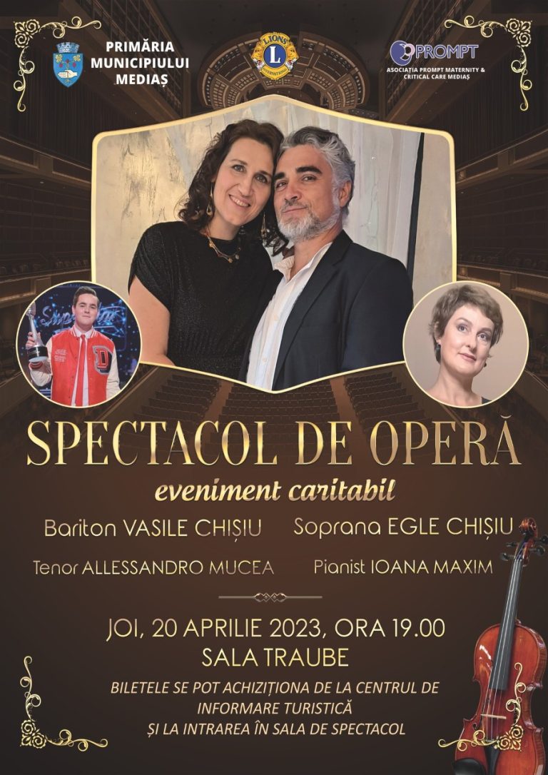 Concert caritabil la Mediaș