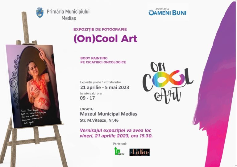 Expoziție atipică: Picturi realizate peste cicatricile și intervențiile cauzate de boli oncologice