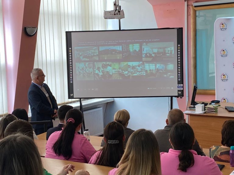 FOTO Proiect Erasmus Plus, la final la Școala Postliceală Auxila Mediaș