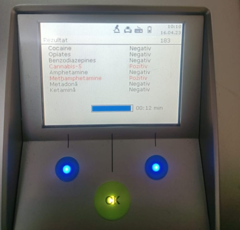 Șofer sub influența substanțelor psihoactive care circula cu 119 km/oră, urmărit de polițiști