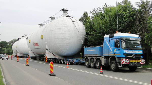 Un transport agabaritic va pleca, astăzi, din județul Sibiu