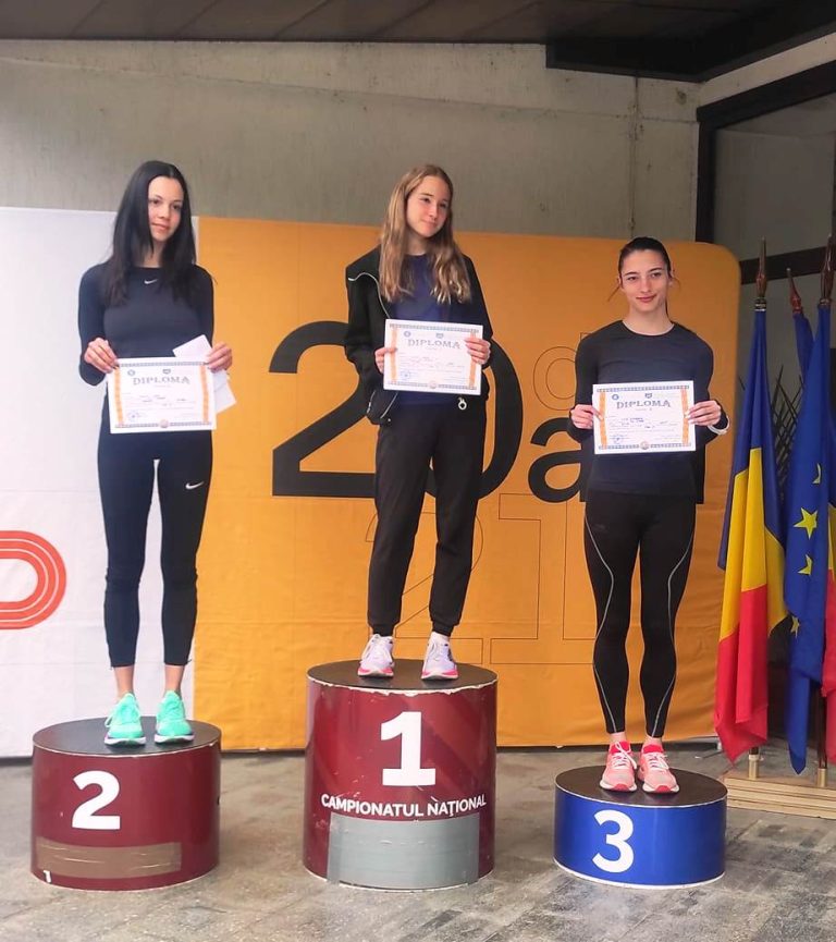 FOTO Alexandra Hudea, dublă campioană națională la atletism. Rezultat remarcabil și pentru Mara Cătălina Ibășfălean
