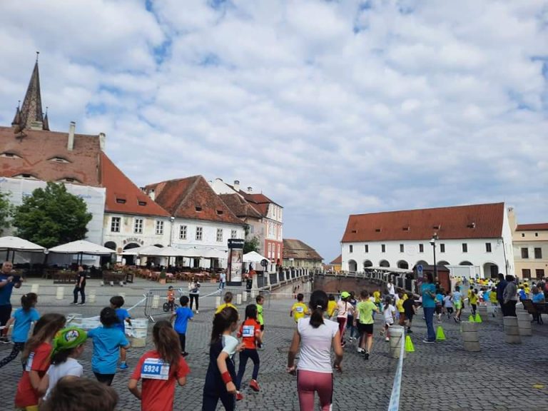 Copiii au fost energia Maratonului Internațional Sibiu