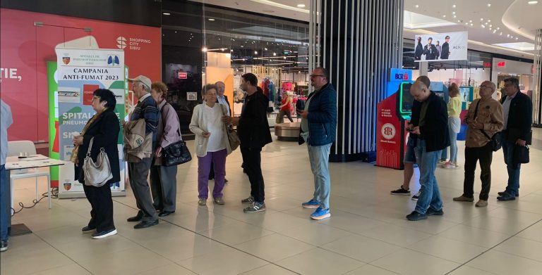 Sute de spirometrii gratuite efectuate la Mall Shopping City