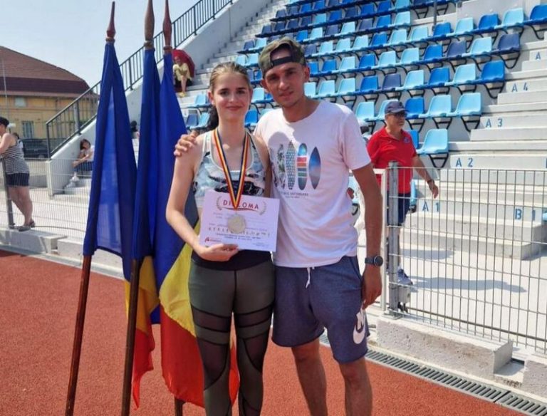 Atleta sibiancă, Miriam Pascu, vicecampioană națională la săritura în lungime