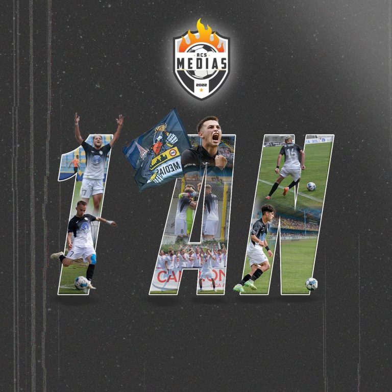 ACS Mediaș a împlinit un an. Performanțe remarcabile în 12 luni de existență