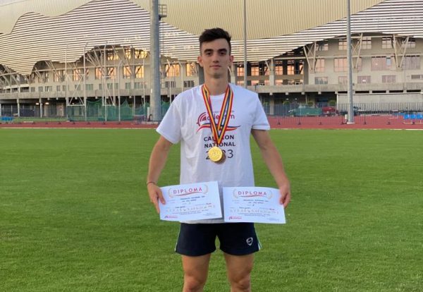 Sibianul Alexandru Teodorescu – campion naţional de Tineret la 400 metri garduri şi medalie de bronz la Seniori
